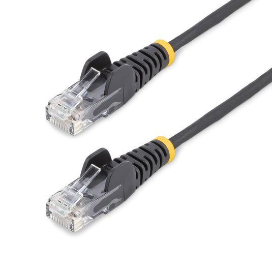 StarTech.com 1 m CAT6 Cable - Slim - Snagless RJ45 Connectors - Black - TopAV