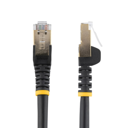 StarTech.com 3m CAT6a Ethernet Cable - 10 Gigabit Shielded Snagless RJ45 100W PoE Patch Cord - 10GbE STP Network Cable w/Strain Relief - Black Fluke Tested/Wiring is UL Certified/TIA - TopAV