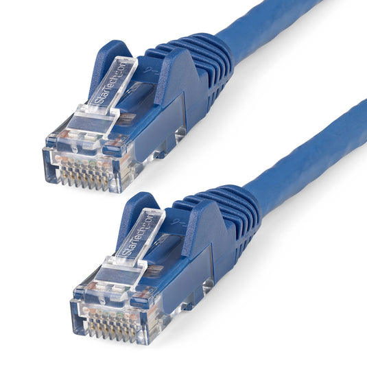 StarTech.com 2m CAT6 Ethernet Cable - LSZH (Low Smoke Zero Halogen) - 10 Gigabit 650MHz 100W PoE RJ45 10GbE UTP Network Patch Cord Snagless with Strain Relief - Blue, CAT 6, ETL Verified, 24AWG - TopAV