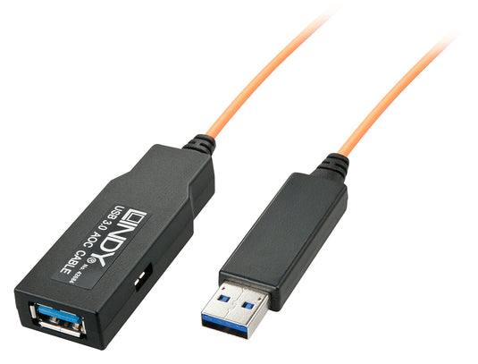 Lindy USB 3.0 AOC Cable, 30m - TopAV