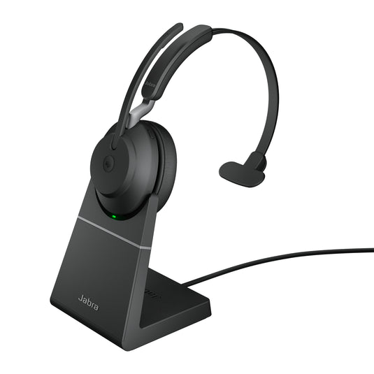 Jabra Evolve2 65 USB-A Black MS Chrg stand Mono - TopAV