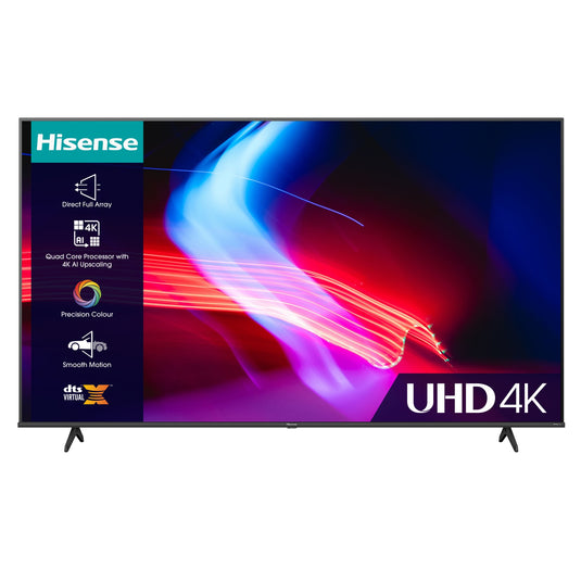 Hisense 75A6KTUK TV 190.5 cm (75") 4K Ultra HD Smart TV Wi-Fi 300 cd/m² - TopAV