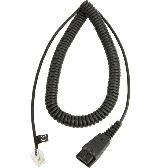 Jabra QD cord w_ resistor, 47K Ohm - TopAV