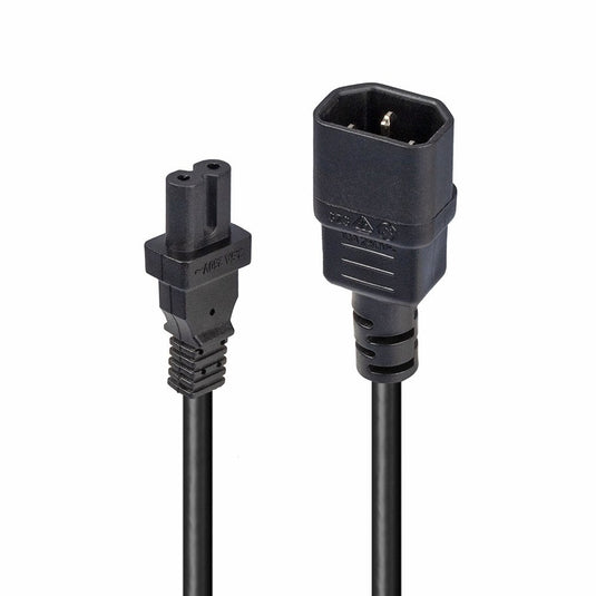 Lindy 2m IEC C14 to IEC C7 (Figure 8) Power Cable - TopAV