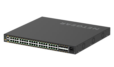 NETGEAR GSM4248P-100EUS network switch Managed L2/L3/L4 Gigabit Ethernet (10/100/1000) Power over Ethernet (PoE) Black - TopAV