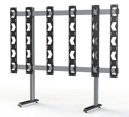 B-Tech SYSTEM X - Floor Stand for Unilumin UpanelS 5x5 DVLED Videowalls - TopAV