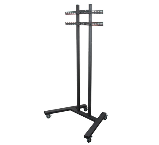 B-Tech Large Universal Flat Screen Trolley / Floor Stand (VESA 800 x 600) - 1.8m Ø50mm Poles - TopAV