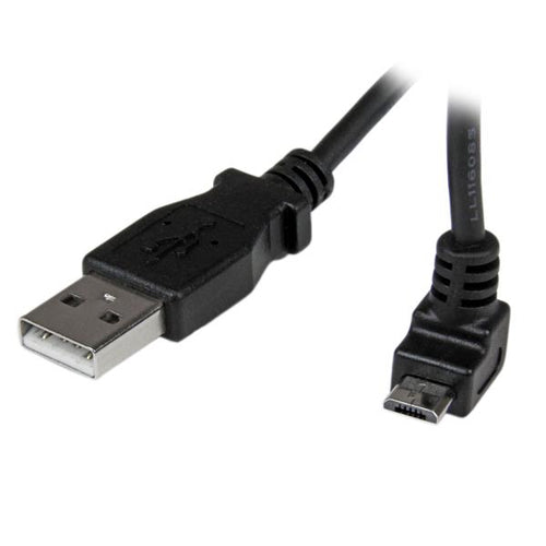 StarTech.com 2m Micro USB Cable - A to Up Angle Micro B - TopAV