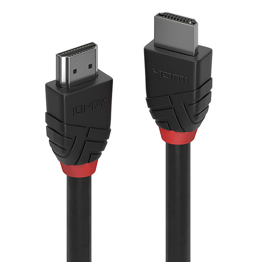 Lindy 2m High Speed HDMI Cable, Black Line - TopAV