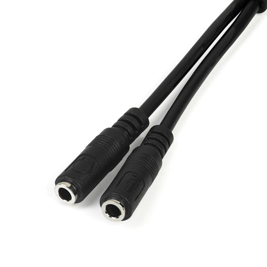 StarTech.com Headset adapter for headsets with separate headphone / microphone plugs - 3.5mm 4 position to 2x 3 position 3.5mm M/F - TopAV