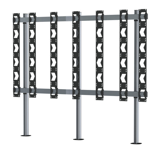 B-Tech SYSTEM X - Bolt-Down Stand for Unilumin UpanelS 6x6 DVLED Videowalls - TopAV