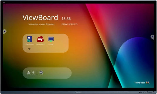 Viewsonic IFP7562 Signage Display Interactive flat panel 189.2 cm (74.5") 4K Ultra HD Touchscreen - TopAV