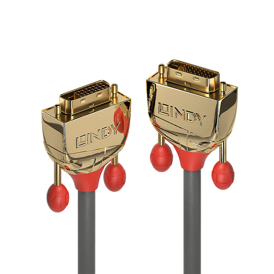 Lindy 7.5m DVI-D Dual Link Cable, Gold Line - TopAV