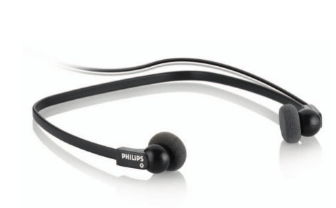 Philips LFH0234 Headphones Wired Neck-band Music Black - TopAV