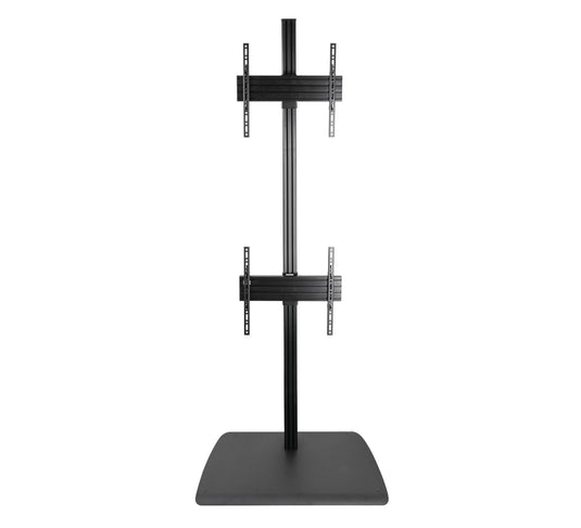 B-Tech SYSTEM X - Universal Dual Stack Flat Screen Floor Stand (VESA 600 x 400) - 2.4m - TopAV