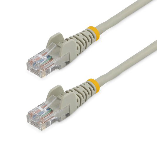 StarTech.com Cat5e Patch Cable with Snagless RJ45 Connectors - 15m, Gray - TopAV