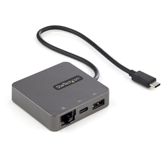 StarTech.com USB-C Multiport Adapter - USB 3.1 Gen 2 Type-C Mini Dock - USB-C to 4K HDMI or 1080p VGA Video - 10Gbps USB-A USB-C, GbE - Portable Travel Laptop Dock - Works w/Thunderbolt 3 - TopAV