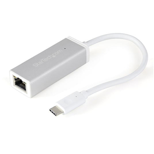 StarTech.com USB-C to Gigabit Network Adapter - Silver - TopAV