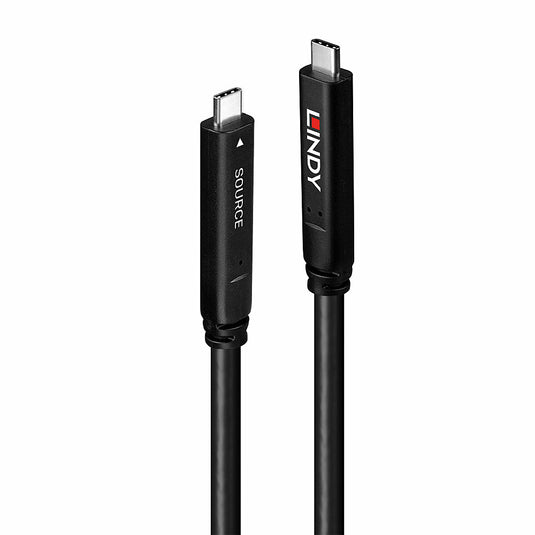 Lindy 8m USB 3.2 Gen 1 and DP 1.4 Type C Hybrid Cable - TopAV