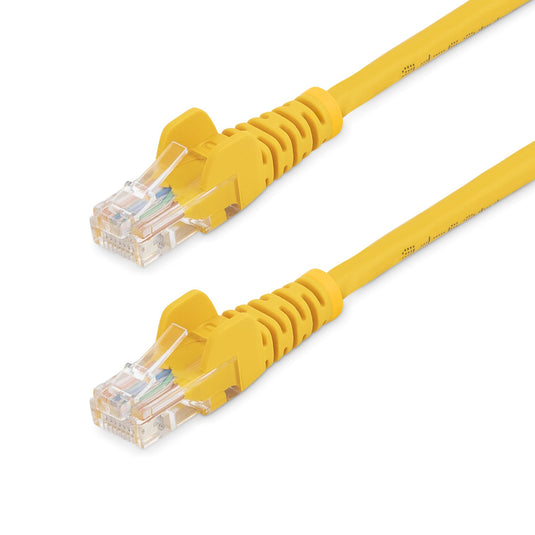 StarTech.com Cat5e Patch Cable with Snagless RJ45 Connectors - 2m, Yellow - TopAV