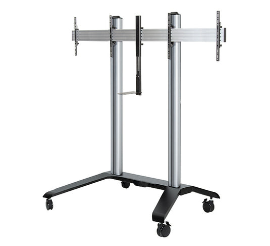 B-Tech Universal Twin Screen VC Trolley (VESA 600 x 400) - TopAV