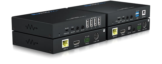 Blustream HEX70USB-KIT AV extender AV transmitter & receiver Black - TopAV