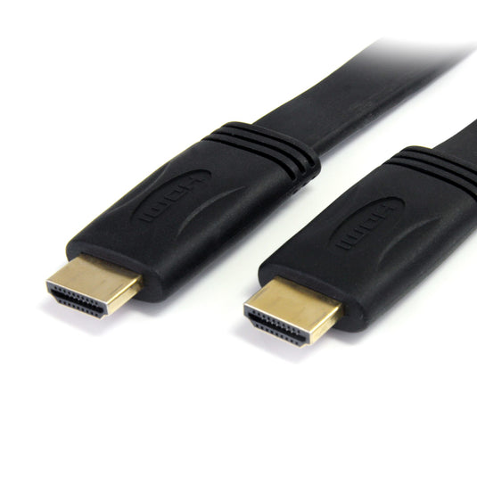 StarTech.com 1,8m Flat High Speed HDMI Cable with Ethernet - Ultra HD 4k x 2k HDMI Cable - HDMI to HDMI M/M~6 ft Flat High Speed HDMI Cable with Ethernet - Ultra HD 4k x 2k HDMI Cable - HDMI to HDMI M/M - TopAV