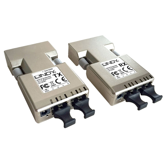 Lindy 500m Fibre Optic DVI-D Single Link Extender - TopAV