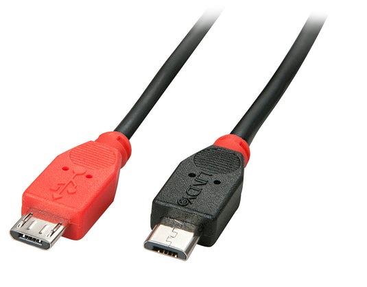 Lindy 1m USB 2.0 Type Micro-B to Micro-B OTG Cable - TopAV