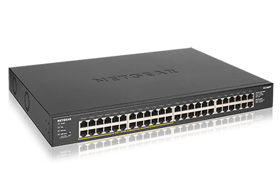 NETGEAR GS348PP Unmanaged Gigabit Ethernet (10/100/1000) Power over Ethernet (PoE) Black - TopAV