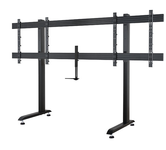 B-Tech SYSTEM X - XXL Twin Screen VC Stand (VESA 1000 x 800) - TopAV