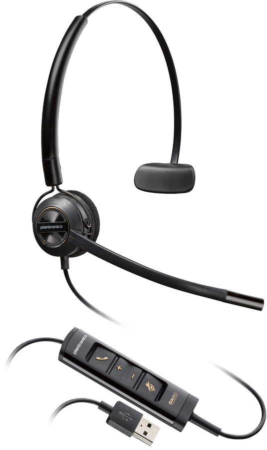 POLY EncorePro 545 USB-A Convertible Headset - TopAV