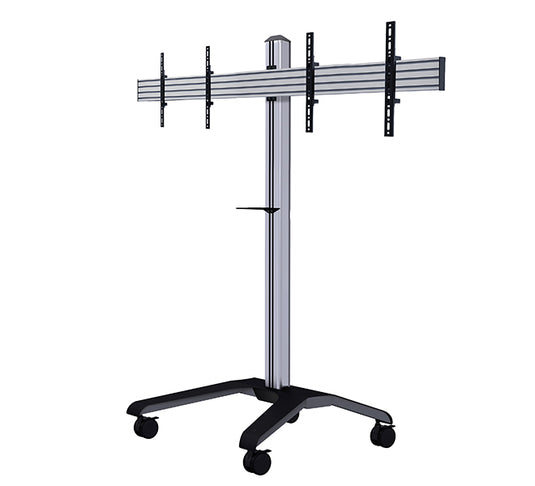 B-Tech Universal Twin Screen VC Trolley (VESA 400) - TopAV