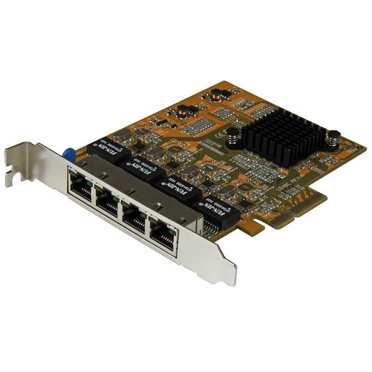 StarTech.com 4-Port PCIe Gigabit Network Adapter Card - TopAV