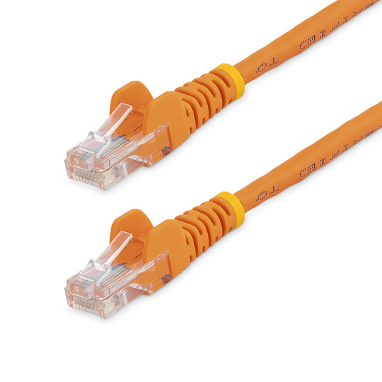 StarTech.com Cat5e Patch Cable with Snagless RJ45 Connectors - 1m, Orange - TopAV