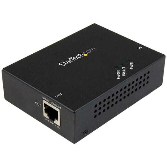 StarTech.com 1-Port Gigabit PoE+ Extender - 802.3at and 802.3af - 100 m (330 ft) - TopAV