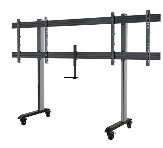 B-Tech SYSTEM X - XXL Twin Screen VC Trolley (VESA 1000 x 800) - TopAV